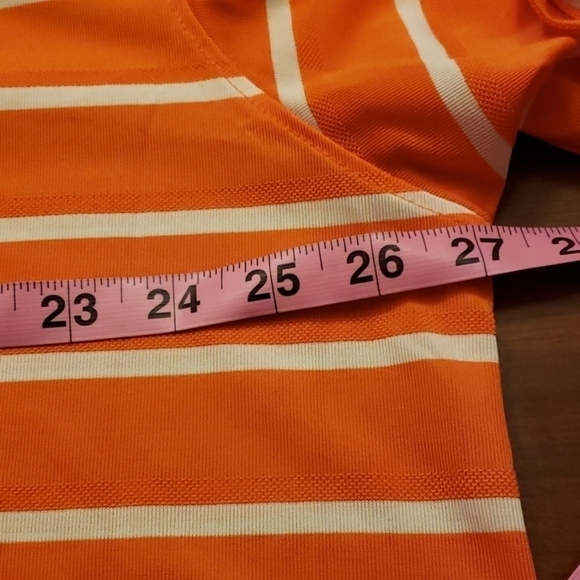 Beverly Hills Polo Club Golf Polo TN Orange EUC - Picture 7 of 8